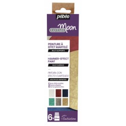 Pebeo Fantasy Moon Initiation Set 6 X 20ml Moon Effect Craft Artist 756441